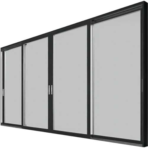 Schuifdeur van Glasvezel
