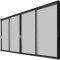Schuifdeur van Glasvezel